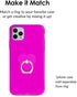 Velvet Caviar Cell Phone Ring Holder, Finger Ring & Stand, Compatible with iPhone, Galaxy and Most Smartphones - Neon