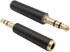 2 Pack TRRS to TRS Adapter, 3.5mm Plug Jack 1/8'' Connector Converter for Phone Earphone Headphone Earbuds Microphone,