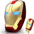 Cool Wireless Mouse, 2.4 G Portable Ergonomic Optical Ironman Wireless Mouse with USB Receiver for Notebook PC Laptop