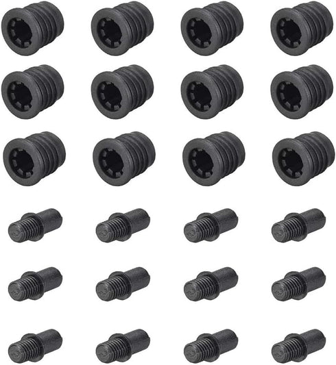 Flushbay 12 Packs Speaker Grill Guides - Speaker Grill Peg Kit Set with Snap Button Fasteners for Accessories