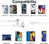 Wired Earbuds 2 Pack USB C Headphone for Samsung S23 FE S22 S21 S20 A53 A54 in-Ear Type C Earphone with Microphone