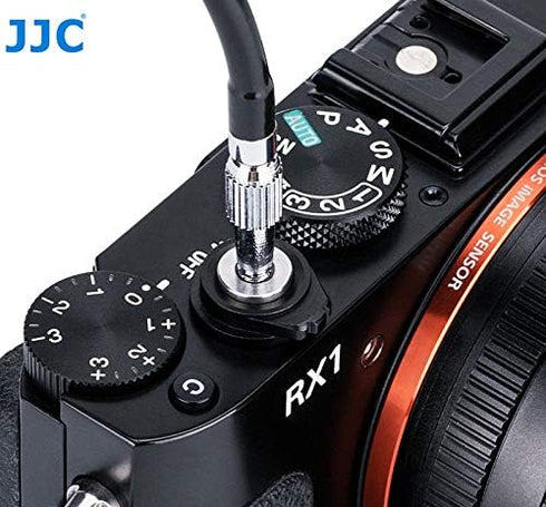 JJC TCR-70R 70cm Mechanical Cable Shutter Release with Bulb-Lock for Fujifilm X10, X20, X30, X100s, X100t, X-Pro1,