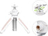 Wurkkos 360 1/4" CL01 LanternHD02 Mini Telescopic Tripod, Handheld Stand with Flexible Ball Head and Screw for Camping