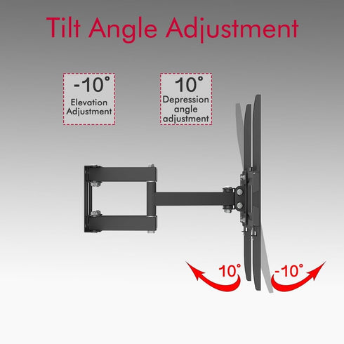 Generic 26-55 Inch 40Kg/Vesa400*400/Upper Lower-10~10 Double Pendulum Large Base TV Stand Bearing