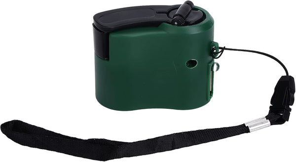USB Hand Crank Phone Charger, Portable Emergency Charger with LED Light for Hiking and Camping