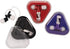 GEDDES Raymond Earphones with Colored Earbud & in-Ear Headphones in Triangular Case (Pack of 12)