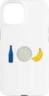 Insta memes and postironic things Morning Routine Meme Sparkling Water Viral Meme Banana Case for iPhone 15
