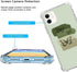 Sage Green Phone Case Compatible with iPhone 11, Green Aesthetic Butterfly Trippy Cover for Men Women, Unique Soft TPU