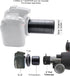 Telescope M48-2 Inches Extension Tube Kit for SLR Cameras, Length 5mm to 30mm, M48x0.75 on Both Sides