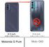 Osophter for Moto G Pure Case with 2pcs Screen Protector, Shock-Absorption Flexible TPU Rubber Protective Cover (Black)