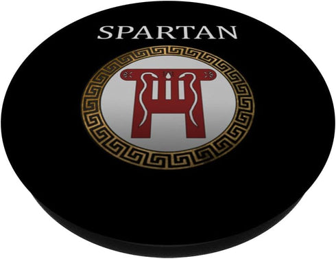 PopSockets Swappable PopGrip Spartan Hoplite Shield with Dokana Symbol
