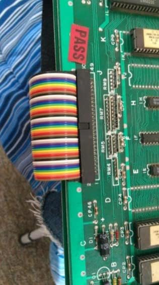 Fielect 2pcs IDC Rainbow Wire Flat Ribbon Cable, 50 Pin 30cm Length, 2.54mm Pitch