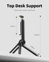 TODI 360 Phone Tripod, Foldable Mini Desk Stand with Phone Holder & Cold Shoe, Pocket Travel Tripod for iPhone