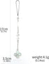 SONGCHANGJEWELRY Sawako Four Leaf Clover Phone Charms Strap - Lucky Flower Car Hanging Ornament Anime Jewelry Merch
