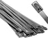 Electriduct 304 Stainless Steel Cable Ties, 27 Inch, 200 Lbs Heavy Duty Zip Ties, UV Resistant (10 Pack)