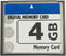 LILIWELL 4GB CF Memory Card High Speed Up to 133X 4gb Camera Card