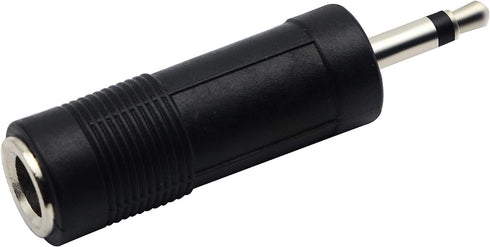 zdyCGTime 3.5mm to 6.35mm Adapter Mono Audio Male to Female Mic Plug Converter (5 Packs)