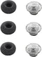 Replacement Earbud Tips for Plantronics Voyager Legend Headphones, 3 Pcs Ear Gels and 3 Pcs Foam Compatible with 5200