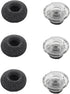 Replacement Earbud Tips for Plantronics Voyager Legend Headphones, 3 Pcs Ear Gels and 3 Pcs Foam Compatible with 5200