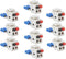 Dual Speaker Module Keystone, White, Installation Equipment, Wall Jacks, Inserts (10 Pack)