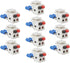 Dual Speaker Module Keystone, White, Installation Equipment, Wall Jacks, Inserts (10 Pack)