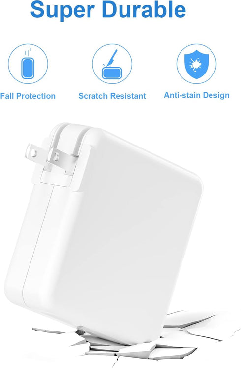 Mac Book Pro Charger - 116W USB C Charger, 2 Port Power Adapter for MacBook Pro 16/15/14/13, Includes 2 Cables