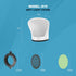 LENSGO Photography Lighting Flash Diffuser Set, Professional Flash Kit Modifier Bundle for Square and Round Lights