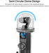 Mugast Camera Waterproof Case, Double Connector Drop Resistant Diving Cover, 60M Waterproof Shell for Osmo Pocket