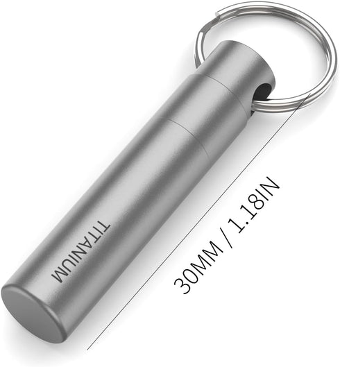 tikey Titanium SIM Card Removal Tool with Keyring, Sim Card Tray Remover Eject Pin Key Tool for iPhone iPad Samsung
