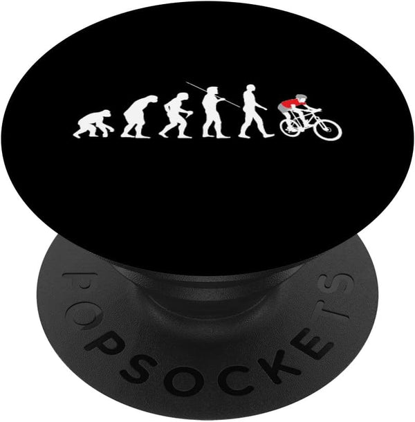 PopSockets Swappable PopGrip - Bike Cyclist Cycling Evolution Mountain Bike Fan EVO