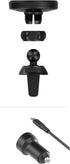 Magnetic Car Dock for MagSafe & iPhone Wireless Charging, 15 Watt Fast Charging with USB Car Charger