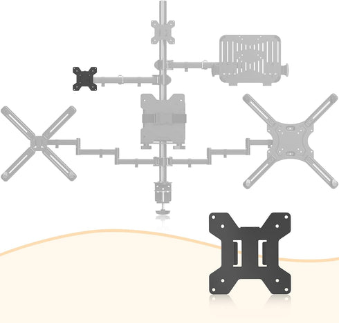 suptek 75x75 100x100,2 Pack(MD6MB-2) Monitor Mounting Plate for Monitor Computer Mounting System