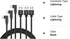 Hi-Mobiler 3FT Fast Charging Cable, Right Angle, 3-Pack, Nylon Braided, Compatible with iPhone 13/12/11/Pro/Xs