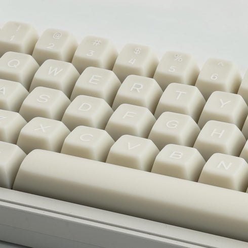 Tsungup PBT Keycaps - White Jade Keycaps, 142 Keys Crystal Jelly Translucent Custom Keycaps, SA Profile Shine Through
