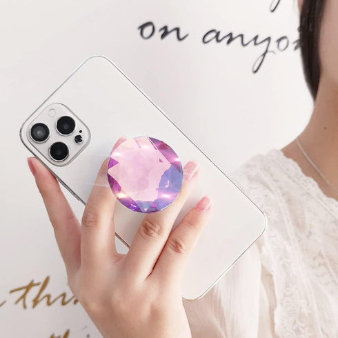 ZOSTLAND 360Adjustable iPhone15 14 13 12 11 iPad(1PC Fashion Bling Crystal Phone Ring Universal Phone Case Finger Grip