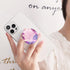 ZOSTLAND 360Adjustable iPhone15 14 13 12 11 iPad(1PC Fashion Bling Crystal Phone Ring Universal Phone Case Finger Grip