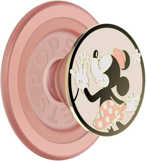 PopSockets Disney Enamel Minnie Daisy SNIFF Round Phone Grip Compatible with MagSafe