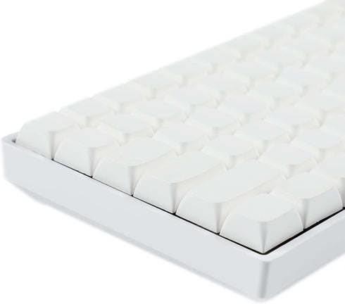 YMDK 124 Key White Blank ZDA XDA V2 PBT Keycaps for MX Keyboard 104 87 61 Melody 96 KBD75 ID80 GK64 SP84