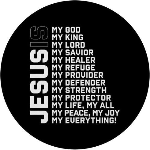 God Believer Gift, Jesus Christian Lord Jesus Definition PopSockets Standard PopGrip