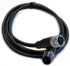 M8 3 Pins Connector Cable, Male to Female Circular Connector Molding Cable A Code Straight Industrial Molded Cable IP67