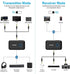 YMOO Bluetooth 5.3 Transmitter & Receiver Audio Adapter for TV, Airplane, Bluetooth Headphones, Speaker, 3.5mm Jack Aux