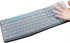 Silicone Keyboard Protector Skin Cover for Logitech MK295 MK275 K200 MK200 (Clear)