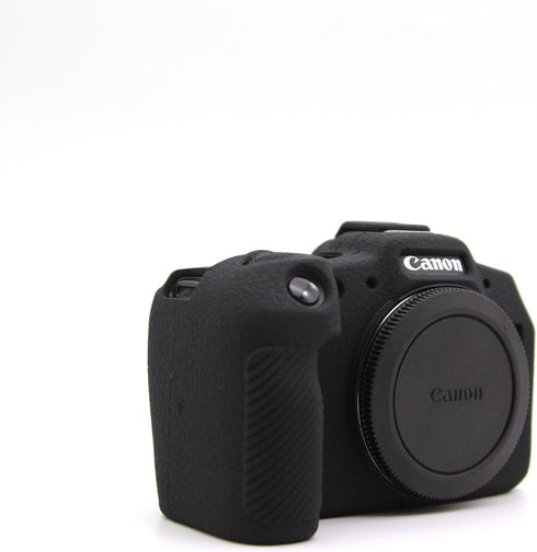 BMAOLLONGB R8 Camera Case, Lightweight Thin Silicone Rubber Cover for Canon Eos R8 (Black)