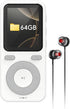 wiwoo 64GB MP3 Player with Bluetooth,Portable HiFi Lossless Sound Bluetooth MP3 Player with