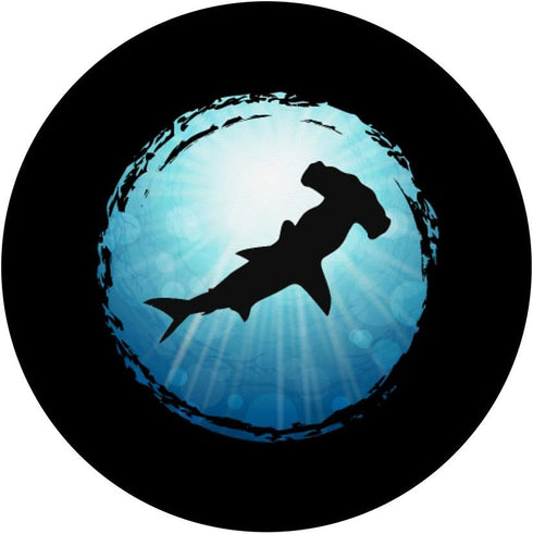 PopSocket Hammerhead Shark Ocean Scuba Diving Freediving Fun Gadget: Swappable Grip for Tablets & Phones