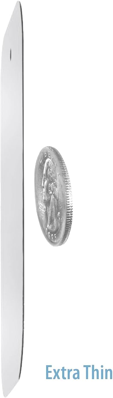 WixGear Mount Metal Plate with Adhesive for Magnetic Cradle-Less Mount - X4 Pack (Silver)
