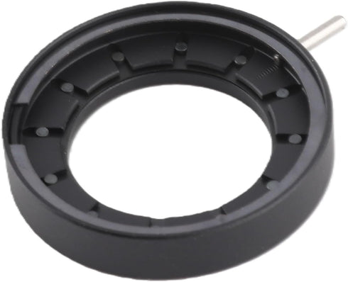 Fafeicy 14 Adjustable Aperture Diaphragm for Microscope, Optical Diaphragm with Blades Metal Lens, Microscope Accessory