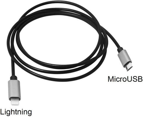 Ultra Tough iOS 15 to MicroUSB OTG Pro Cable, 2m for Blue Yeti X Microphone, iPhone 13 Pro Max