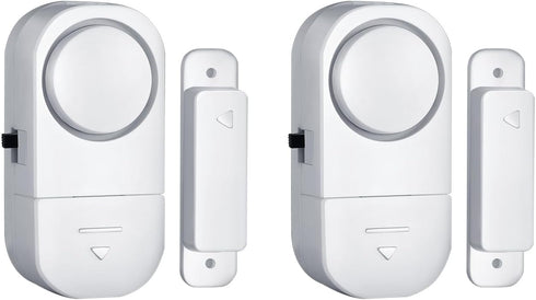 Door Window Alarm, 90DB for Kids Safety, Door Window Burglar Alarm - (2 Pack)