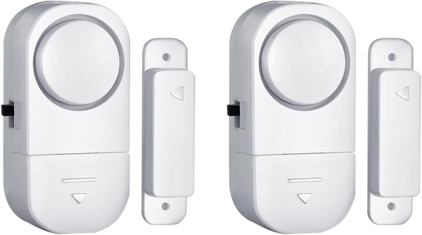Door Window Alarm, 90DB for Kids Safety, Door Window Burglar Alarm - (2 Pack)